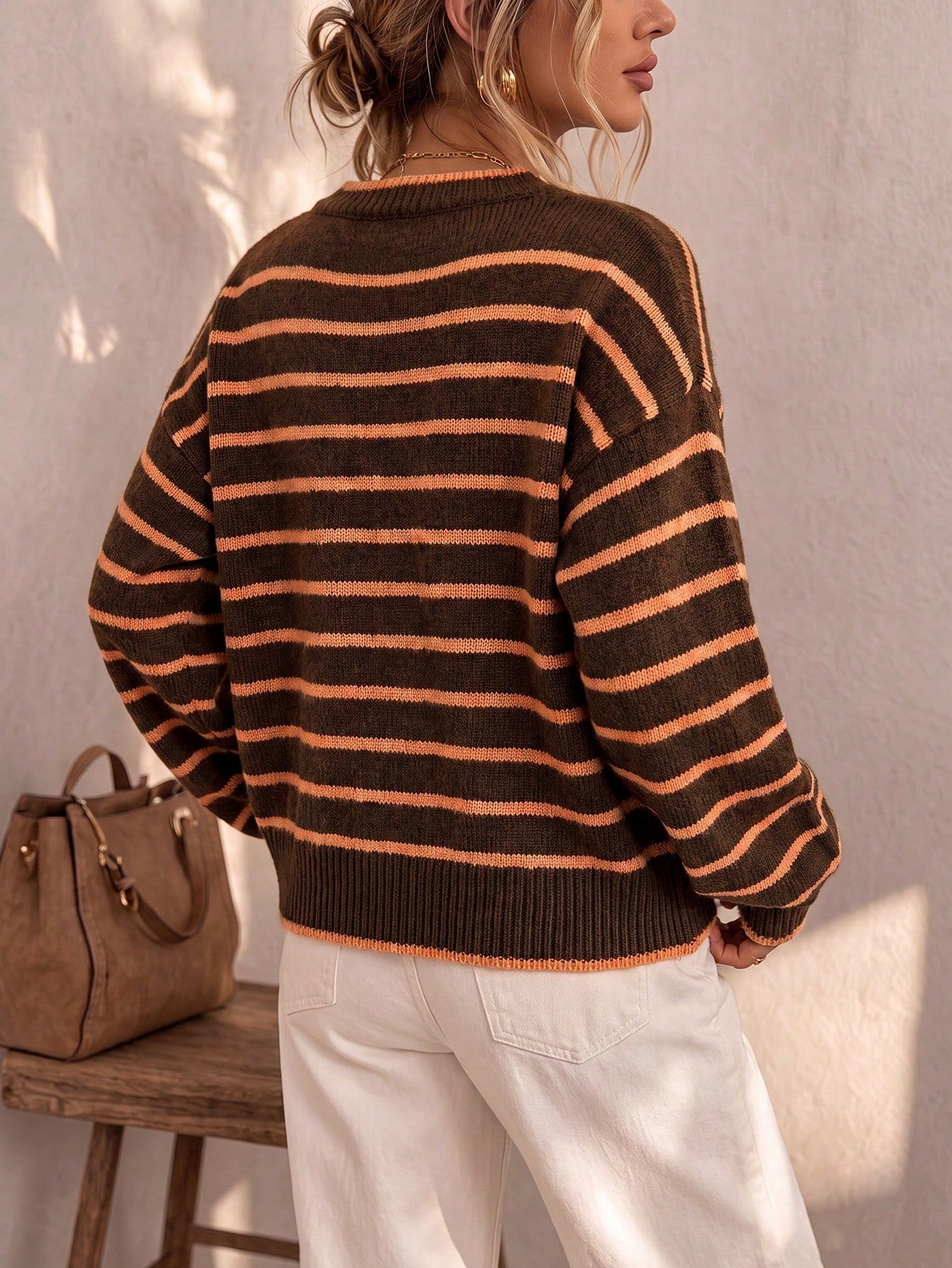 Freya chic striped cardigan