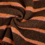 Amelia striped open-front cardigan