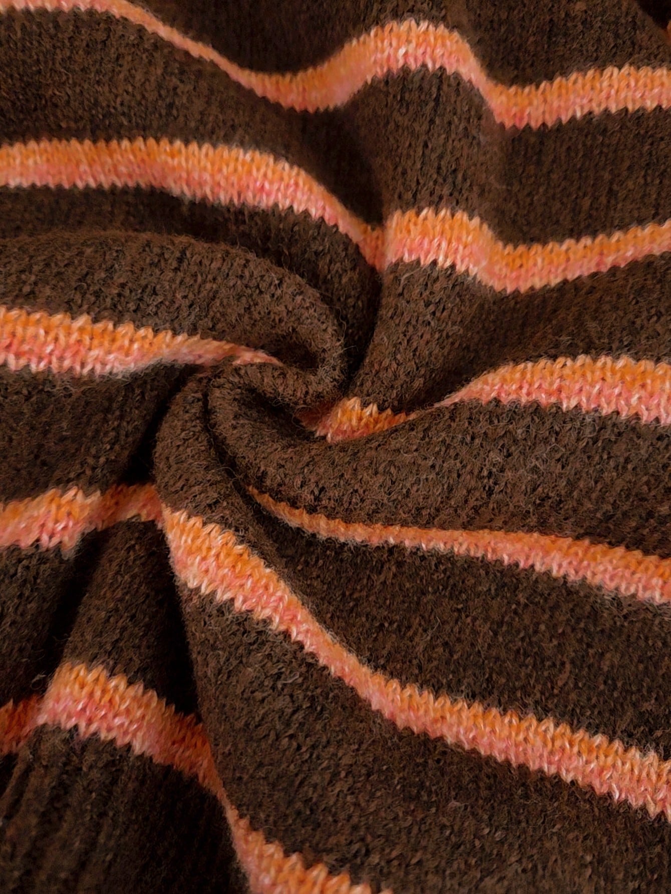 Amelia striped open-front cardigan
