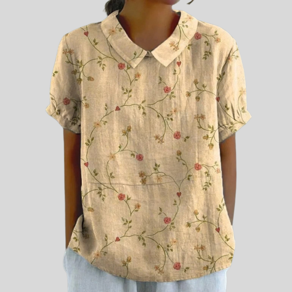 Elegant Floral Comfort Top