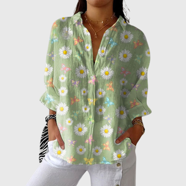 Lightweight and Colourful Printed Blouse