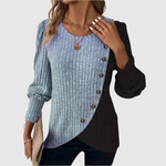 Asymmetric Colour Jumper for women, view 3