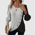 Asymmetric Colour Jumper for women