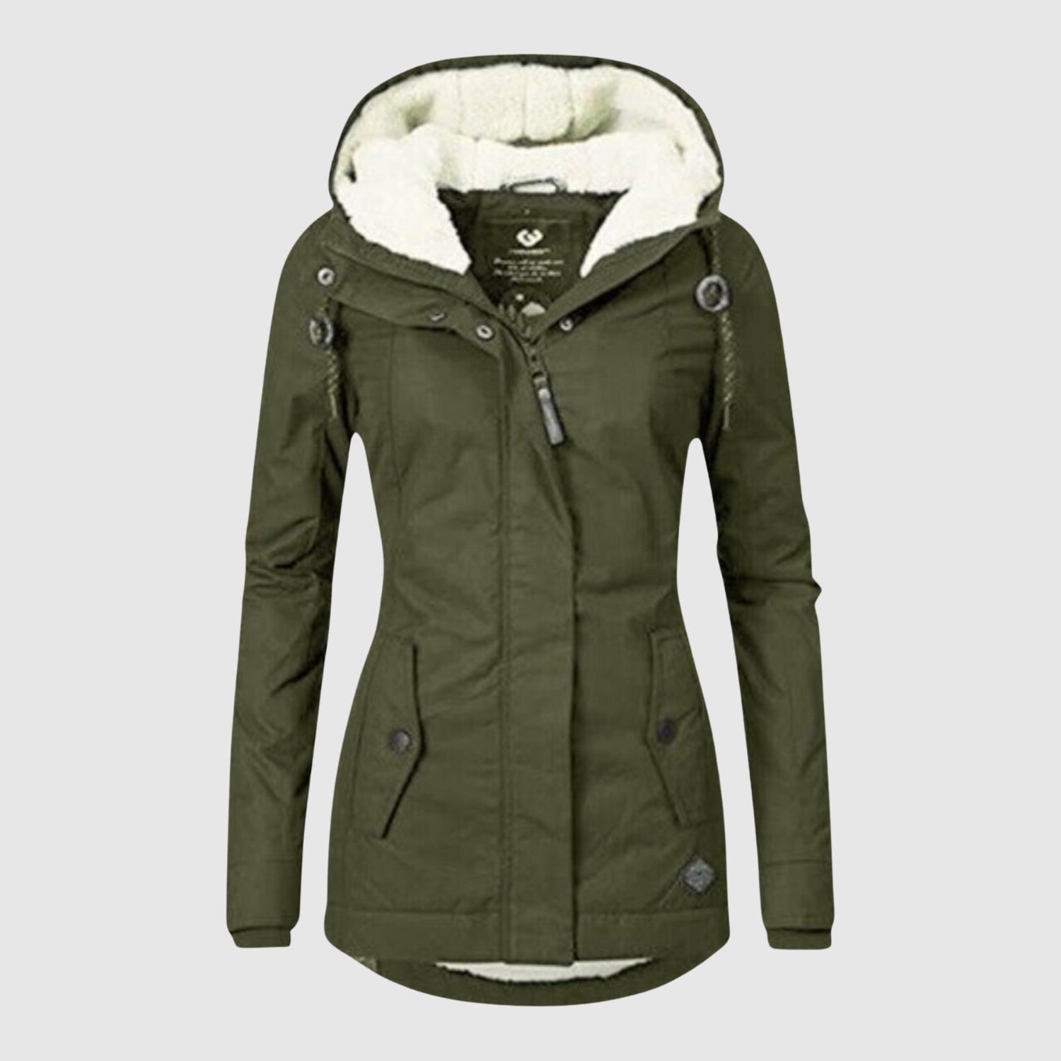 Hooded Winter Jacket for women, view 2
