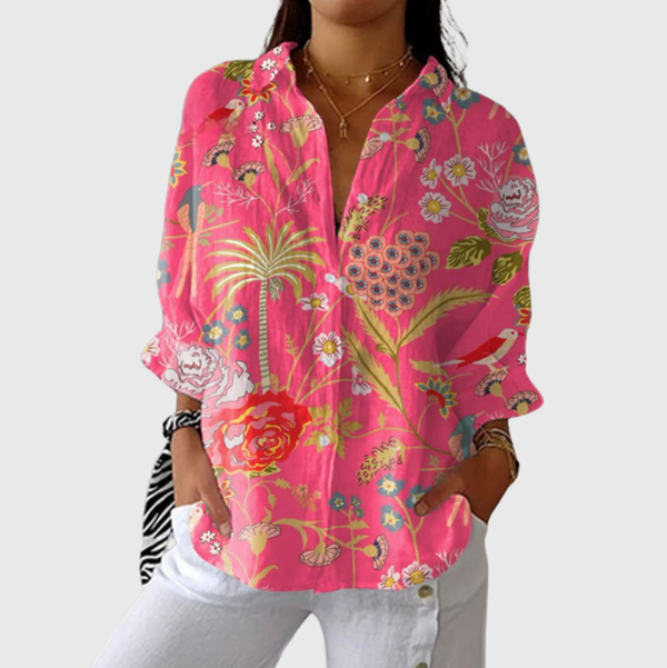Lightweight and Colourful Printed Blouse