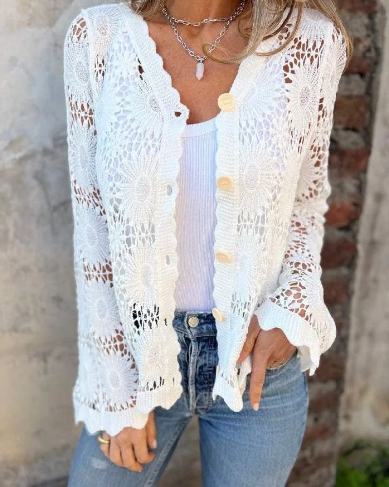 Primrose elegant button cardigan