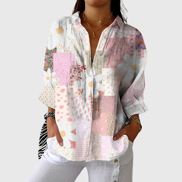 Lightweight and Colourful Printed Blouse