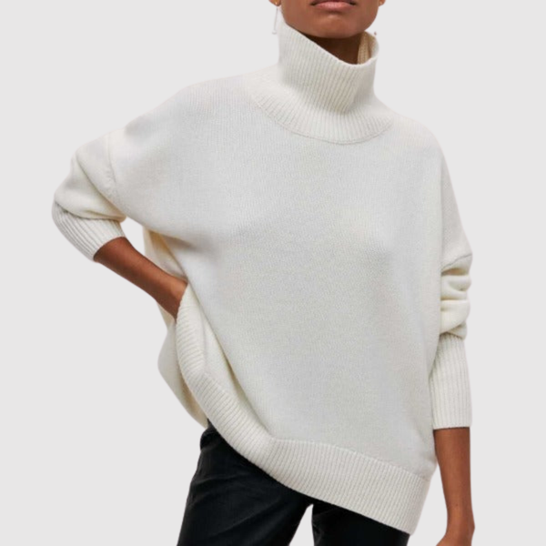 Oversized Roll Neck Jumper for women