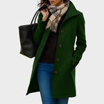 Nina women's classic mid-length coat