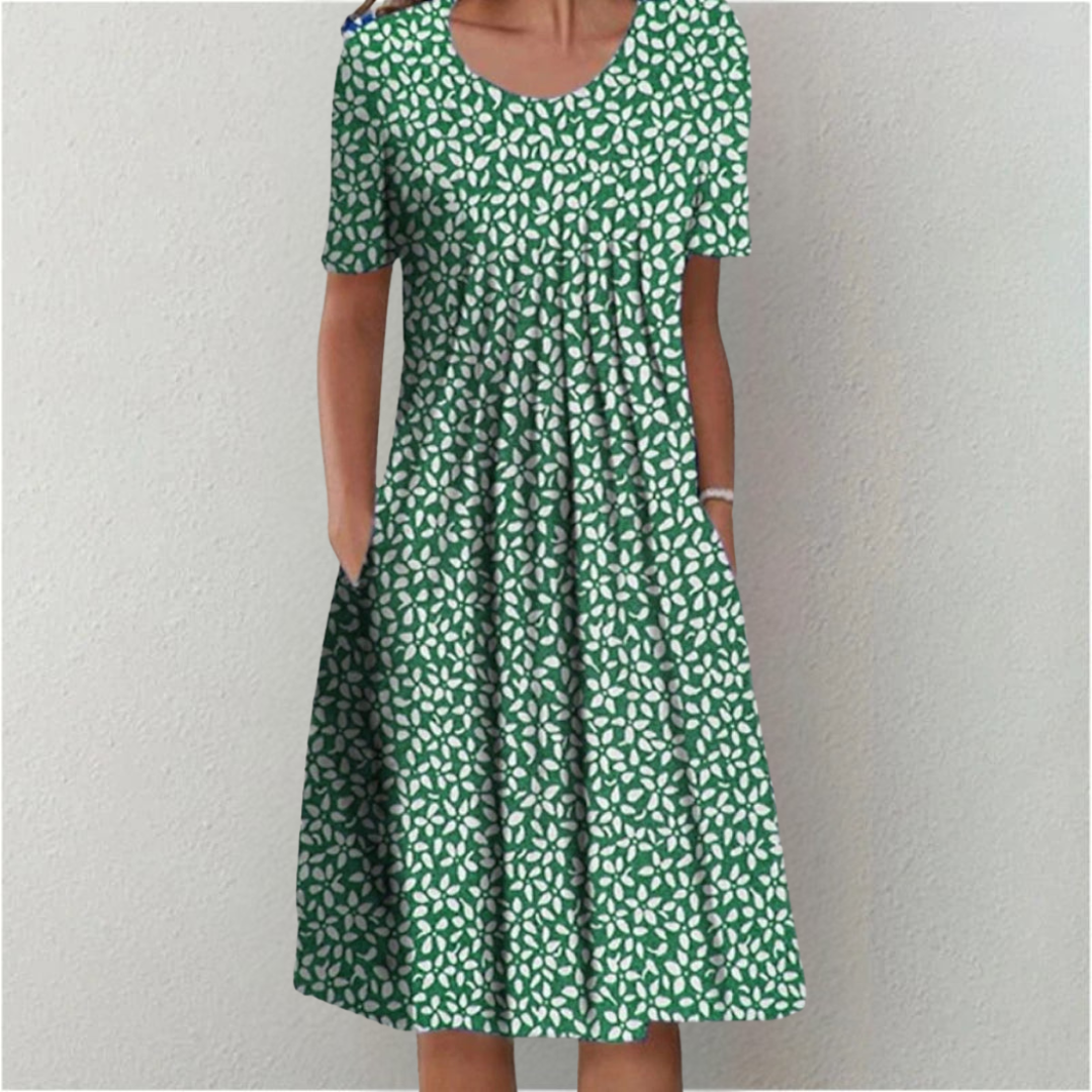Hailey | Elegant and Casual Floral Dress with Pockets