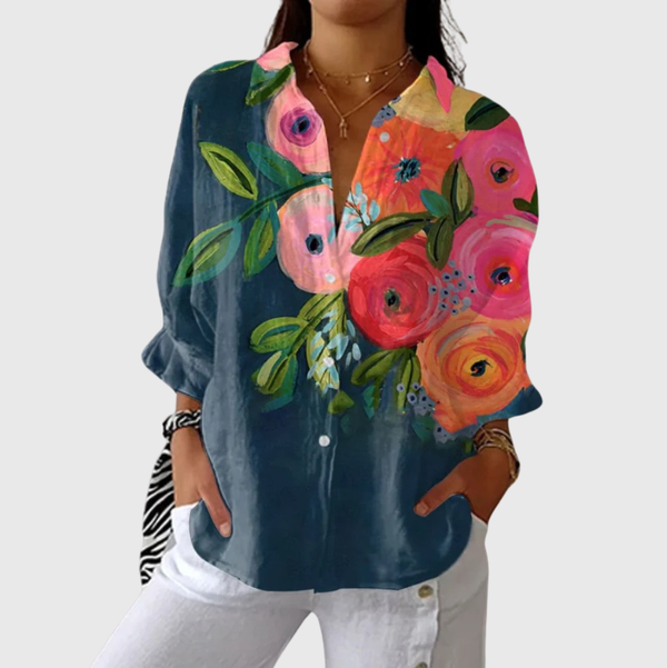Lightweight and Colourful Printed Blouse