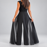 Angela women's textured sleeveless jumpsuit