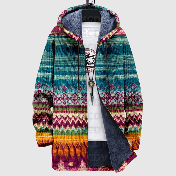 Women's nordic print hoodie