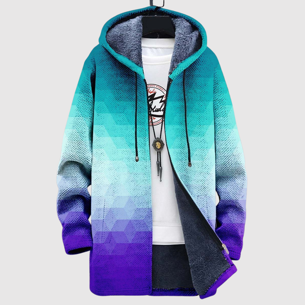 Women's blue & purple gradient hoodie