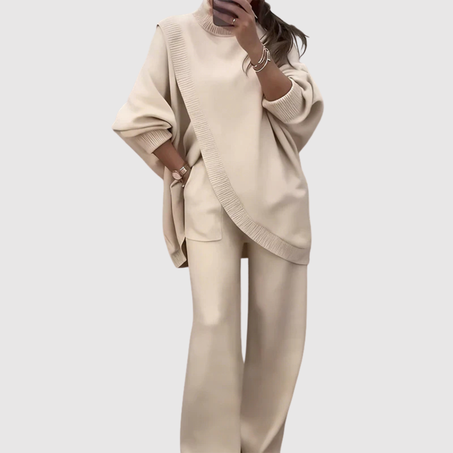 Claire women's relaxed everyday two-piece set