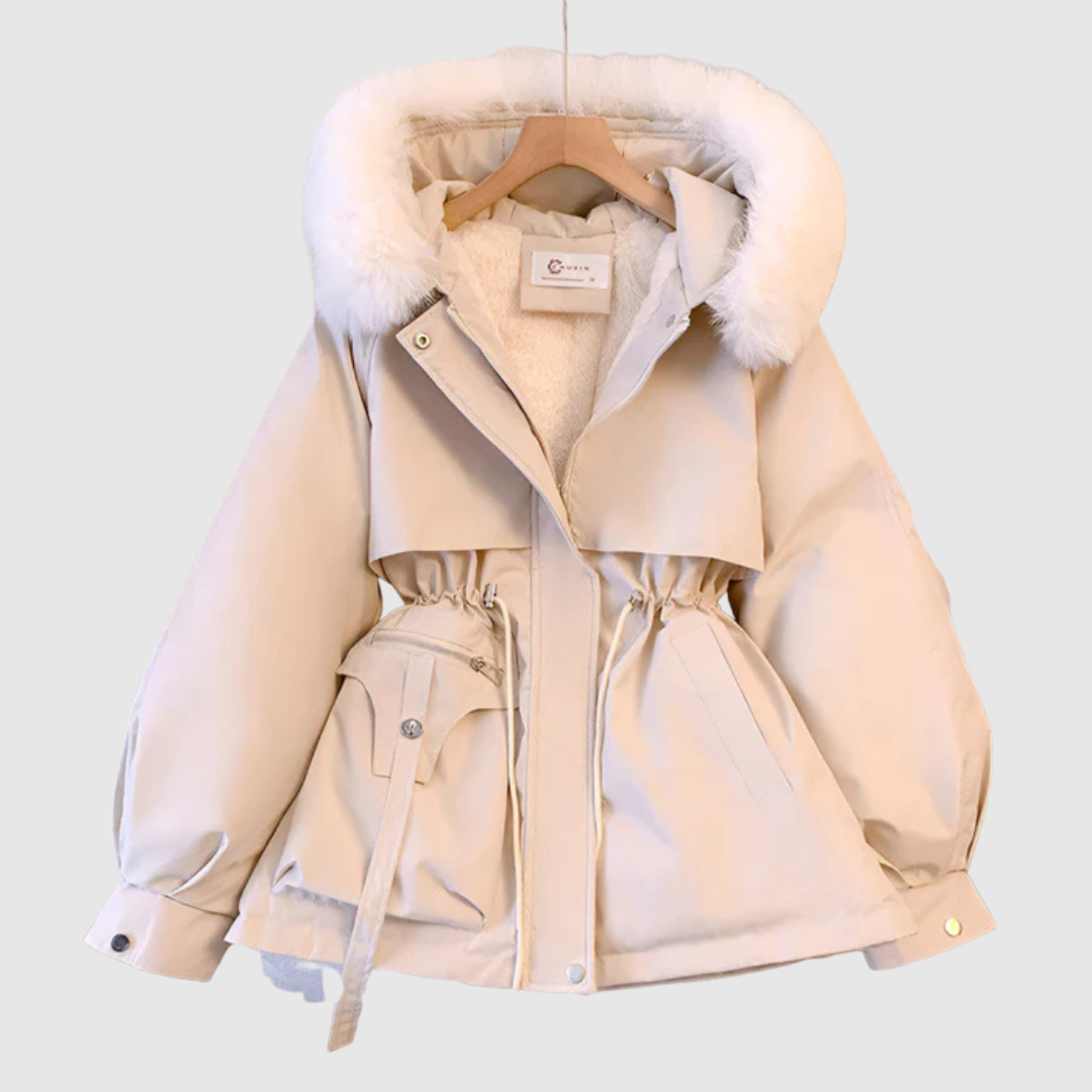 Thea women's padded hood winter parka