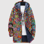 Women's circle print sweatshirt