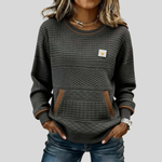 Elaine crew-neck colour-block sweatshirt