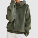 Hooded Knit Jumper for women