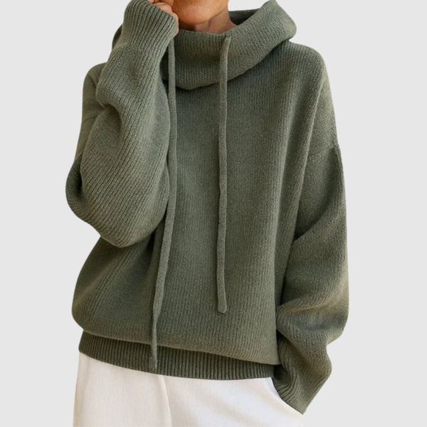 Hooded Knit Jumper for women