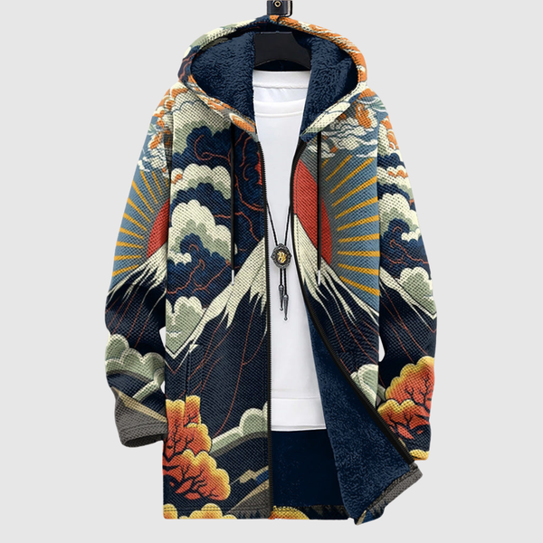 Women's japanese-inspired print hoodie