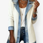 Daphne structured contrast jacket