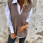 Penelope comfortable sleeveless jumper