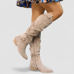 Imogen women's slouch knee-high riding boots