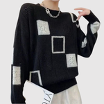Graphic Contrast Jumper for women, view 3