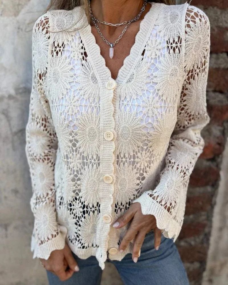 Primrose elegant button cardigan