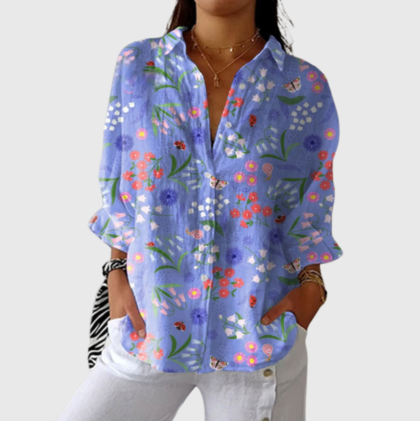 Lightweight and Colourful Printed Blouse