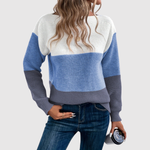 Colour Block Jumper for women, view 2