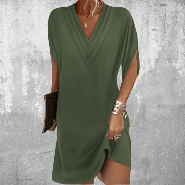 Minetta - Elegant Belly-Covering Dress