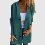 Lisa women's lightweight knit-look button jacket