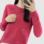 Subtle Star Print Jumper for women, view 2