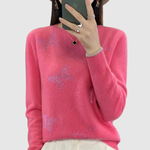 Subtle Star Print Jumper for women