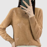 Subtle Star Print Jumper for women, view 7
