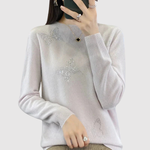 Subtle Star Print Jumper for women, view 4