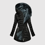 Chloe women's faux fur hooded puffer jacket