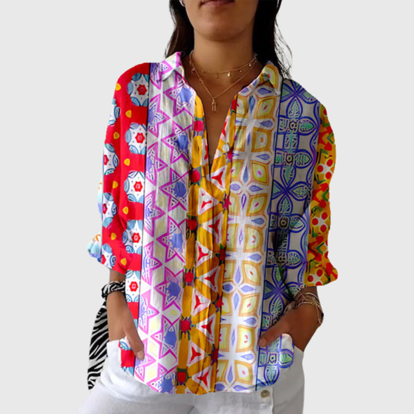 Light and Colourful Printed Blouse