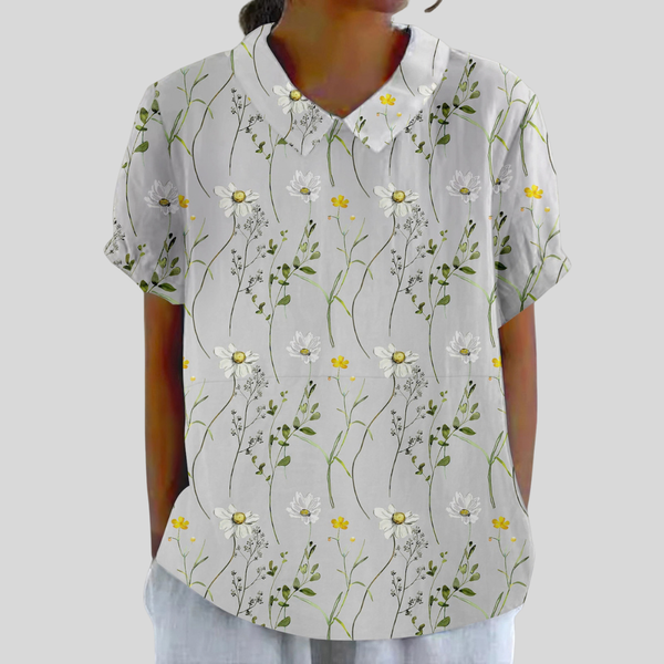 Elegant Floral Comfort Top