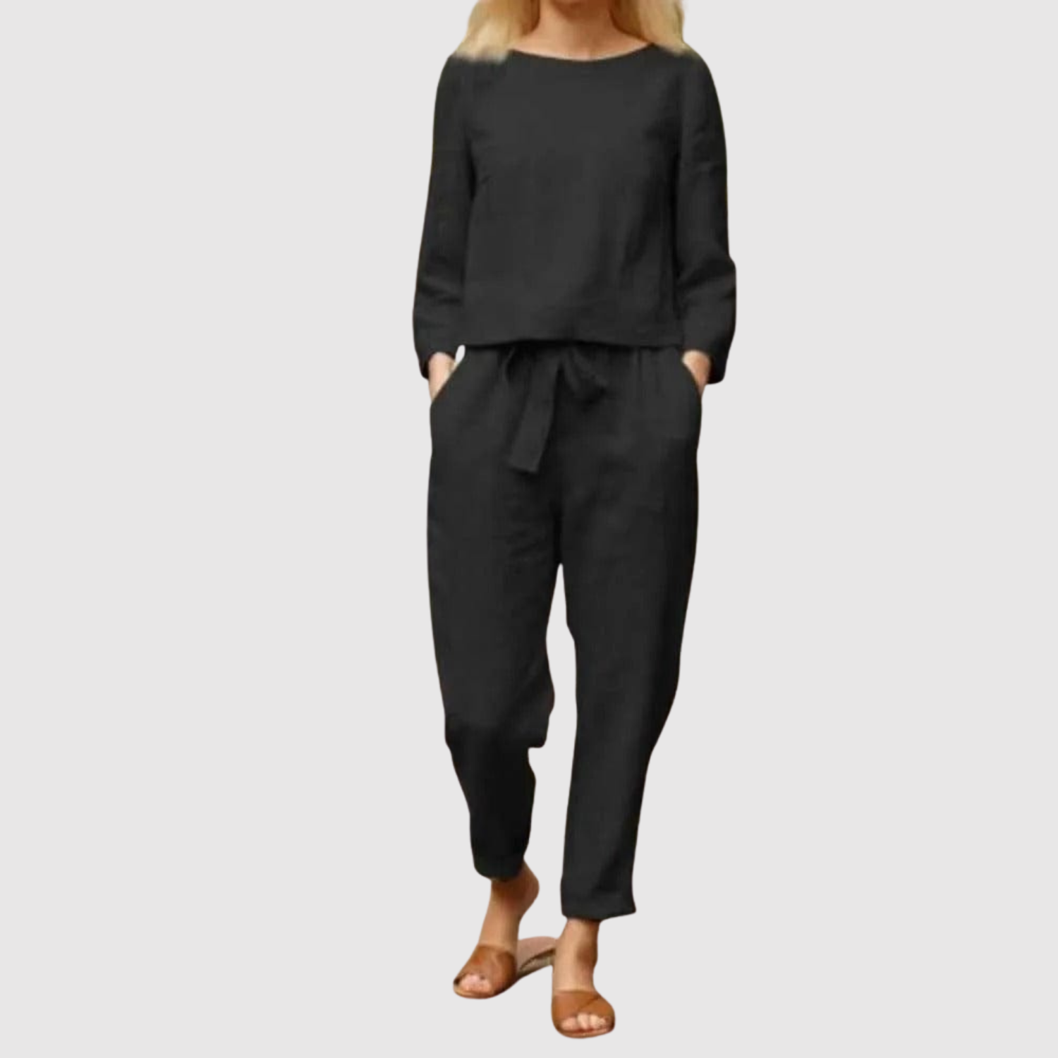 Michelle women's blouse & trouser two-piece set
