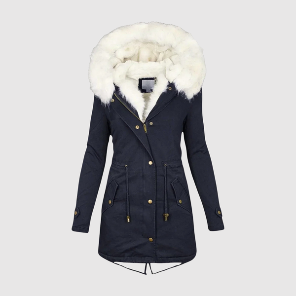 Faux Fur Hood Parka for women