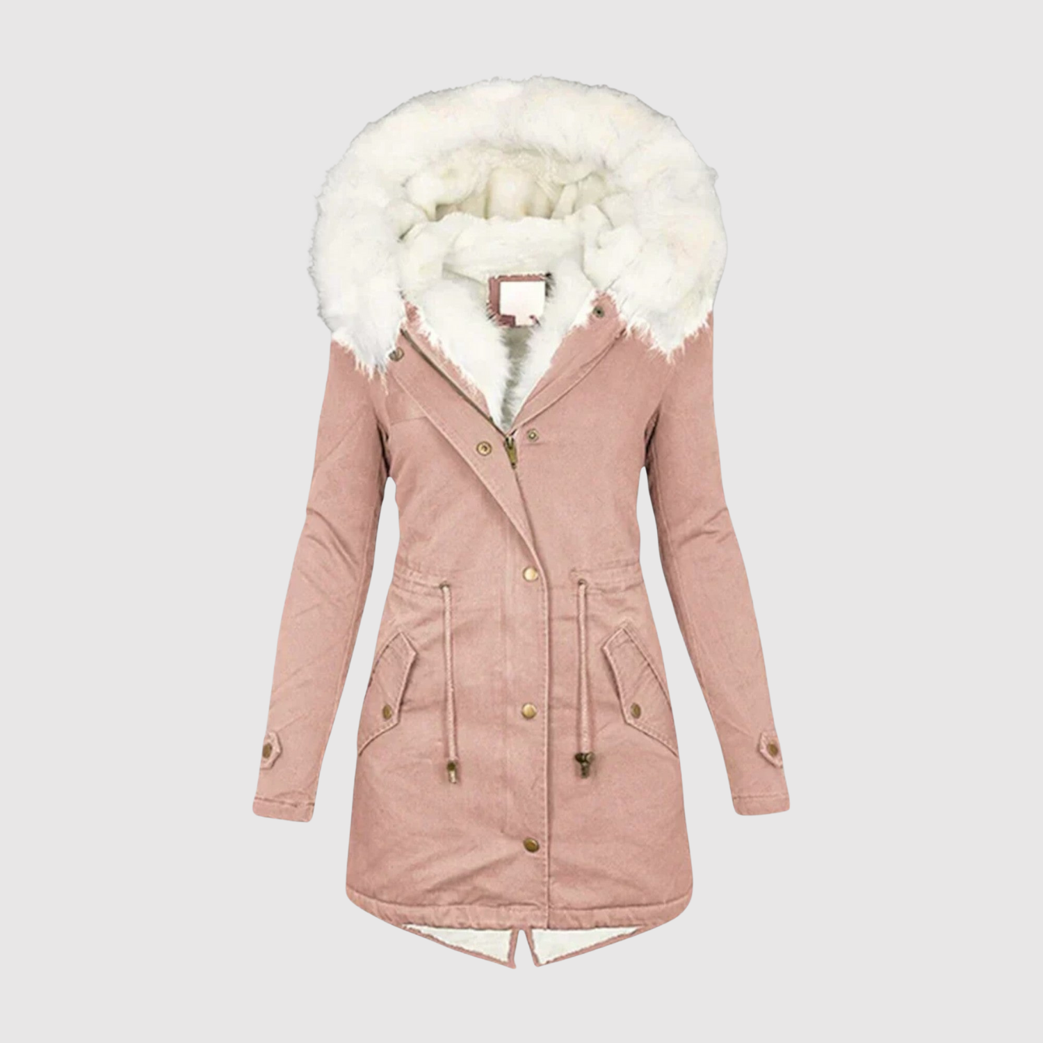 Faux Fur Hood Parka for women, view 2