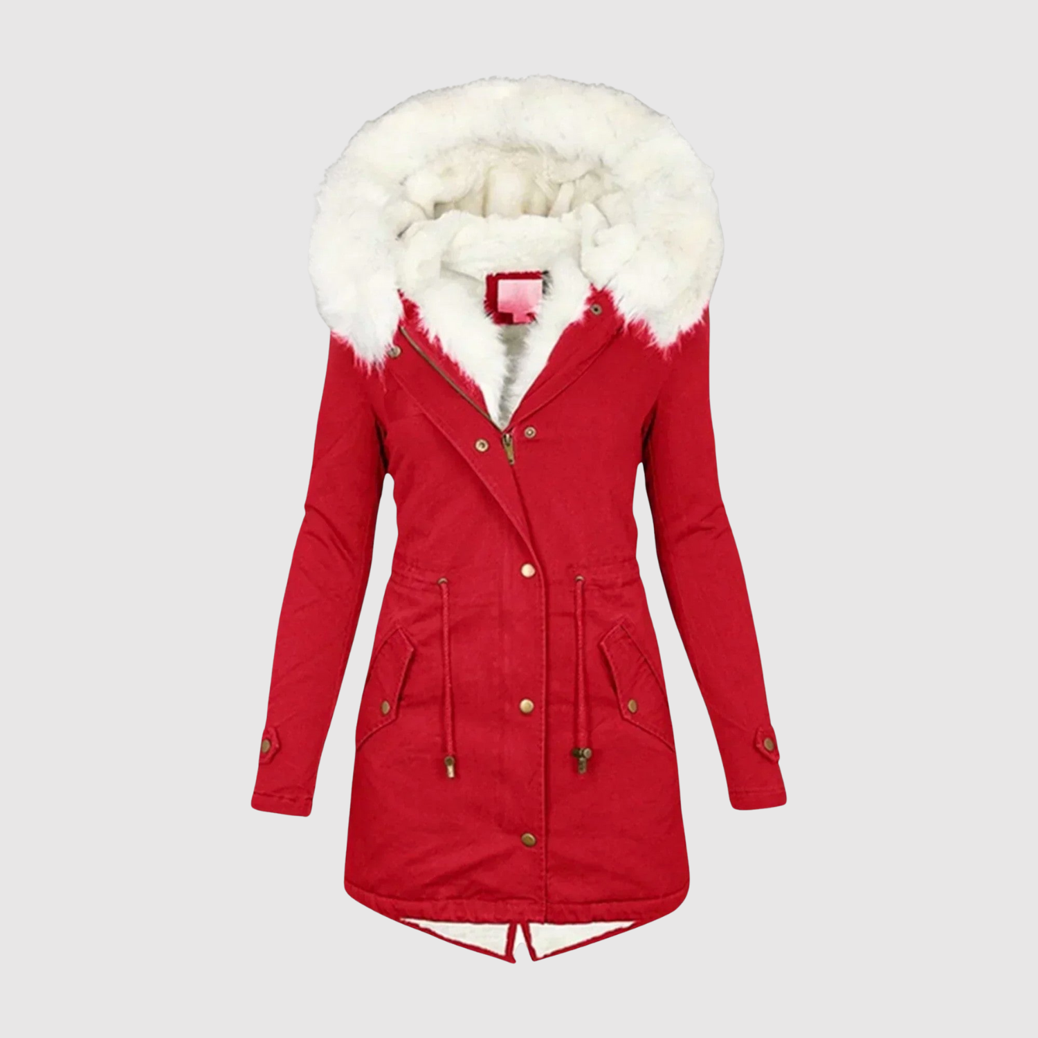 Faux Fur Hood Parka for women, view 3