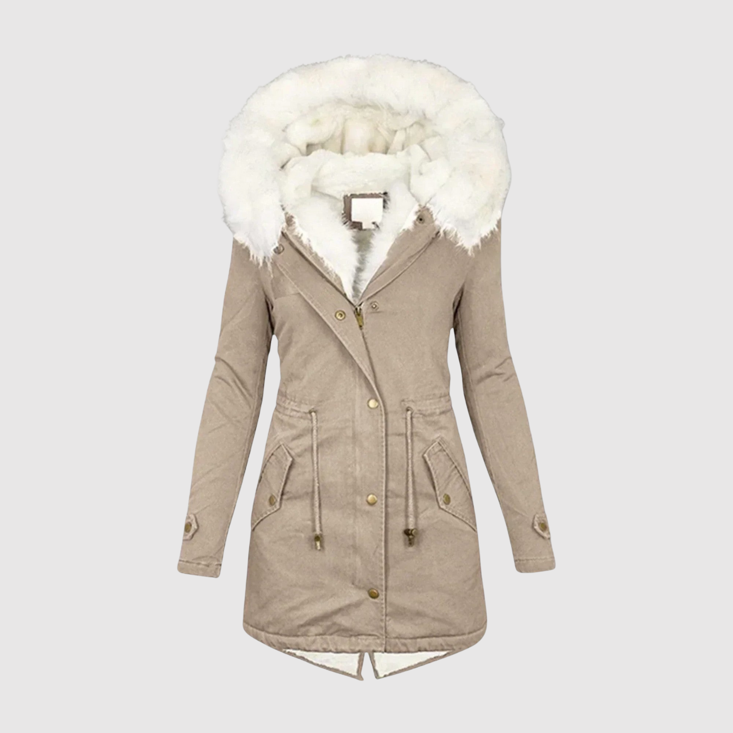 Faux Fur Hood Parka for women, view 4