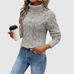 Fitted Roll Neck Jumper for women, view 2