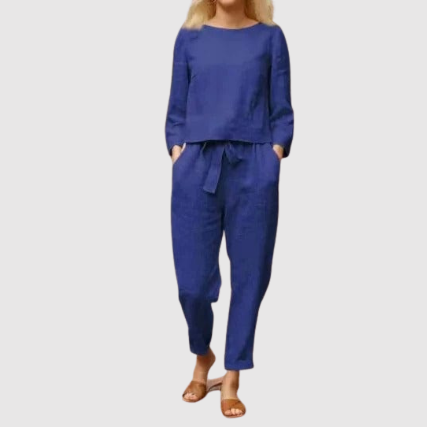 Michelle women's blouse & trouser two-piece set