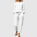 Michelle women's blouse & trouser two-piece set