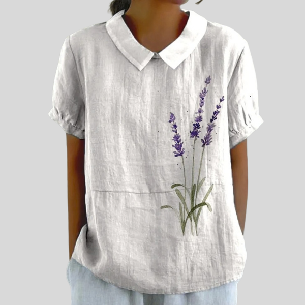 Elegant Floral Comfort Top